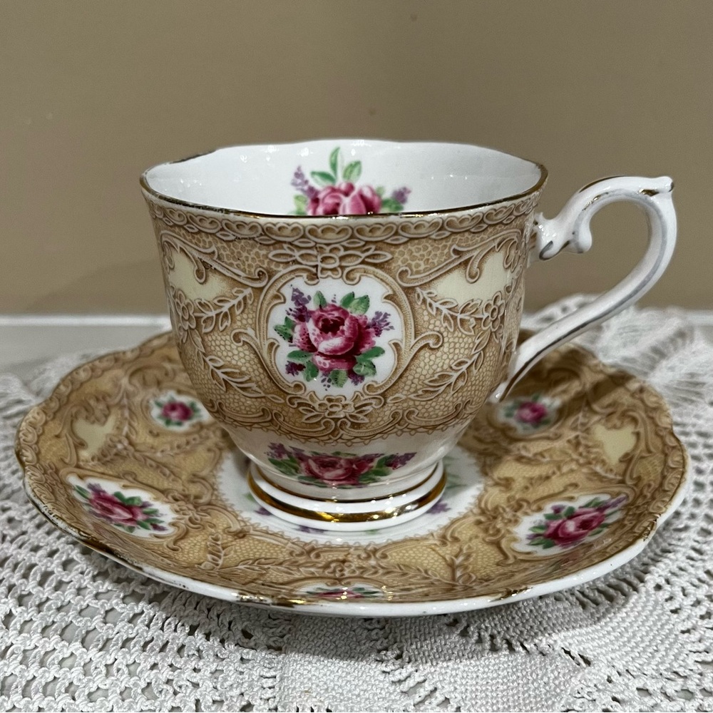 Royal Albert Devonshire Lace Cup and Saucer